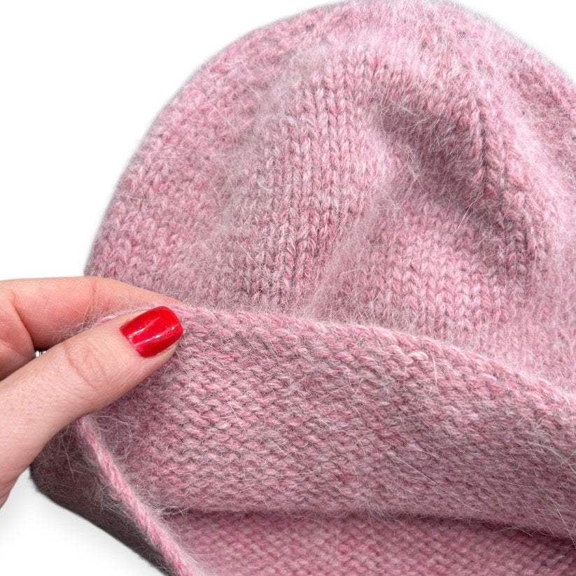 Beanie - pink melange