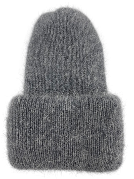Czapka Damska - Puchaty Jeans