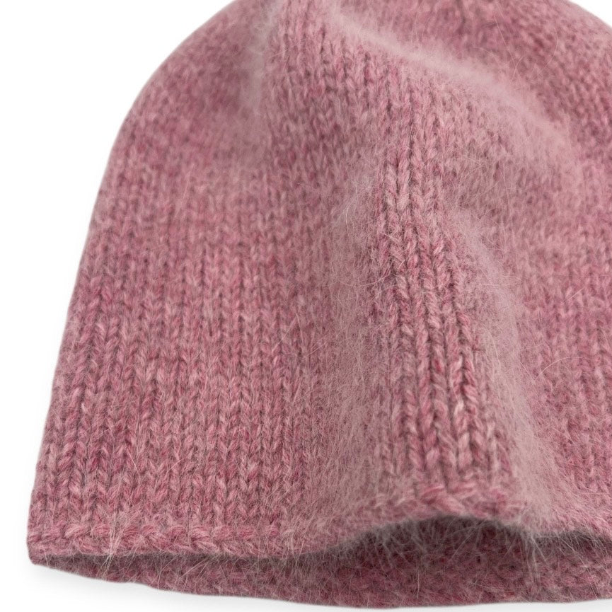 Beanie - pink melange
