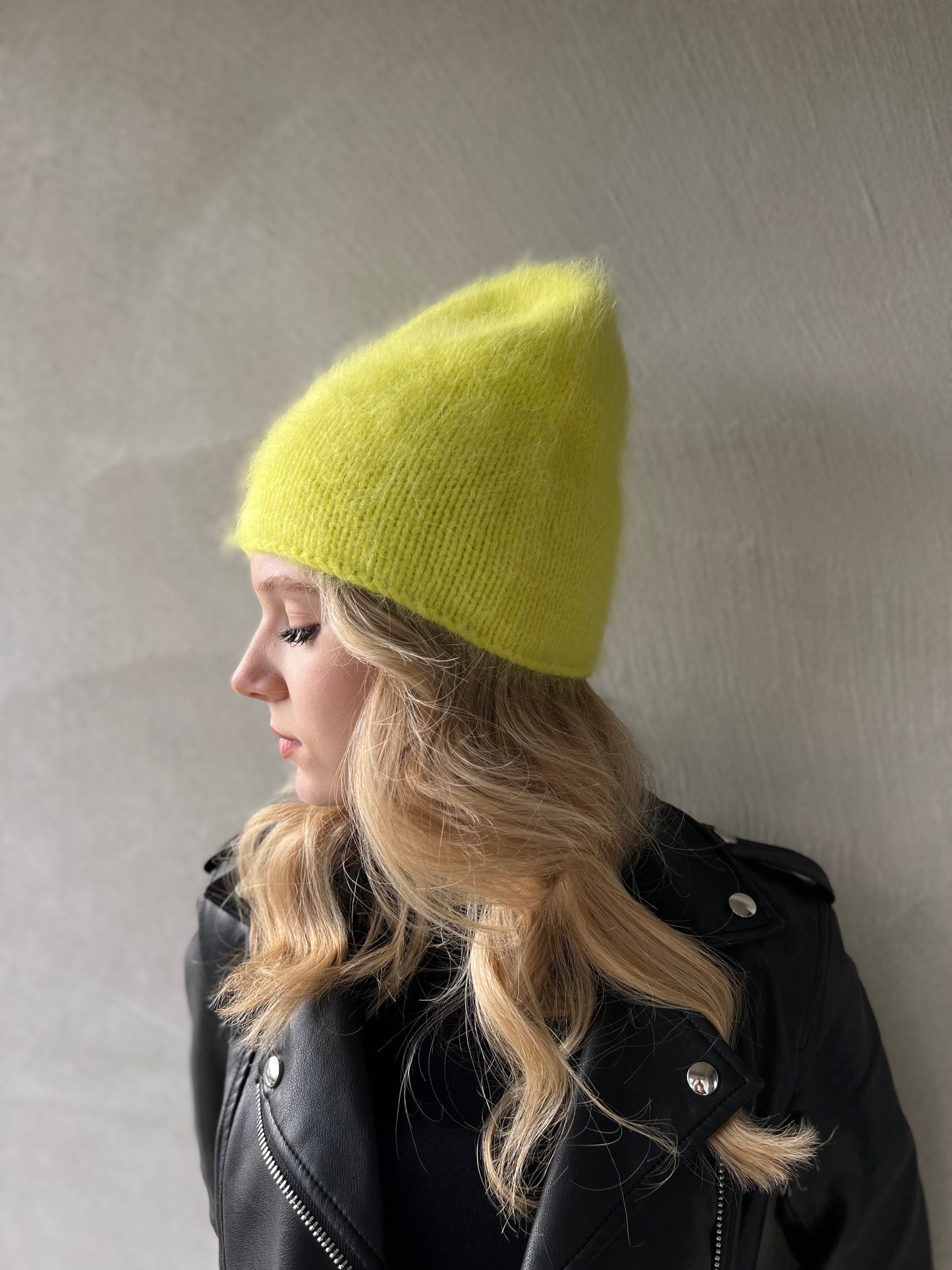 Beanie - soczysty żółty