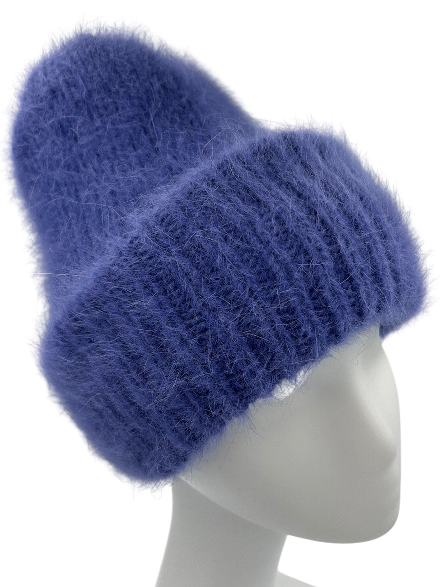 Czapka Damska z Angory - Elegancki Błękit