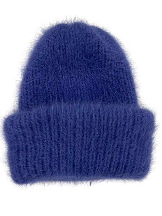 Czapka Damska z Angory - Elegancki Błękit