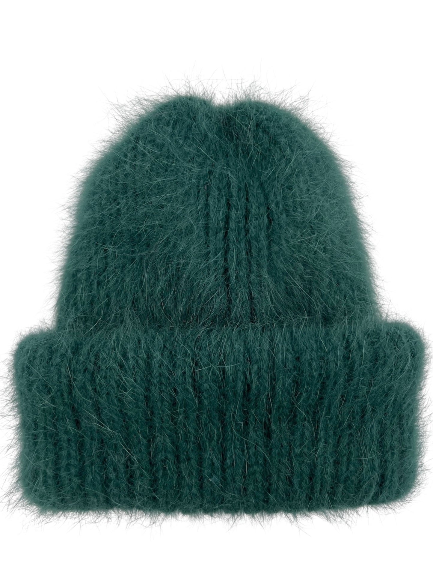 Women's Angora Hat - Elegant Green