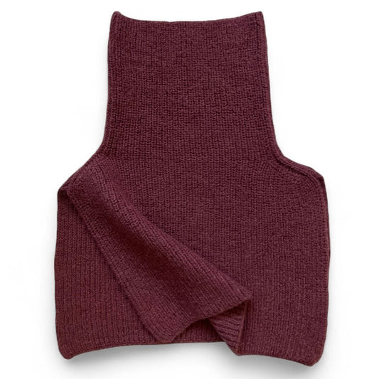 Komin "PERŁA" z merynosu 100% - bordo
