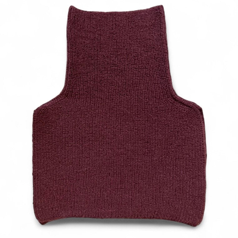 "PERŁA" snood from 100% merino - burgundy