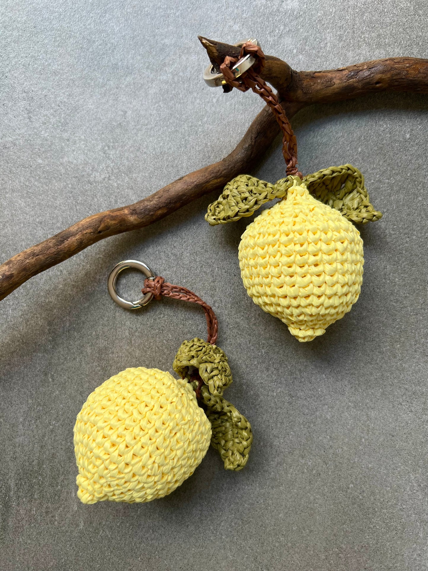 Handbag charm - Lemon